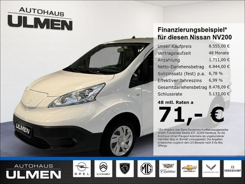 Weiss Gebraucht 2014 Nissan e-NV200 Van | 8.555 € (Fairer Preis) - Bild 1/4