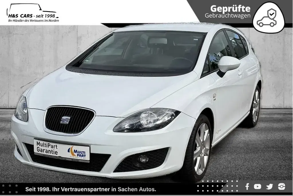 Gebraucht Seat Leon Copa 105 PS (77 kW) 2011 Weiß Kleinwagen