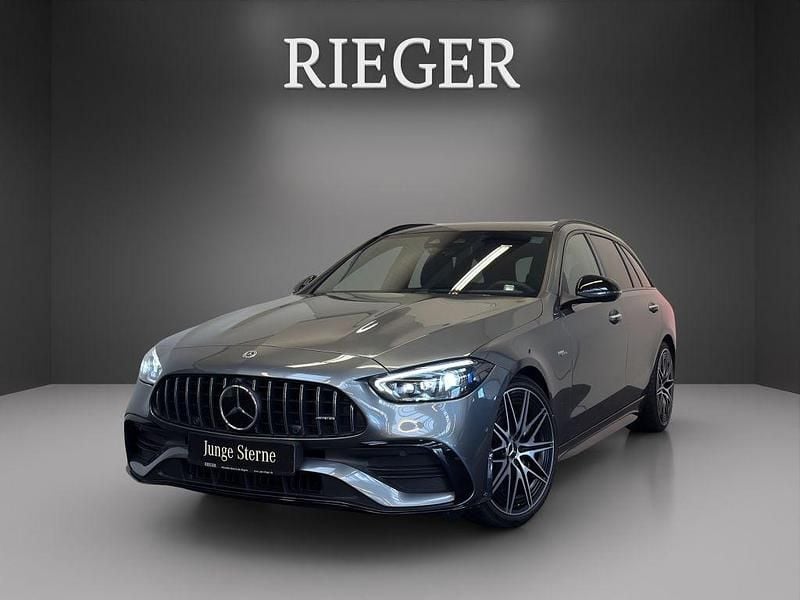 Metalliclack selenitgrau (metallic) Gebraucht 2024 Mercedes C43 AMG AMG Kombi | 60.699 € (Fairer Preis) - Bild 1/4