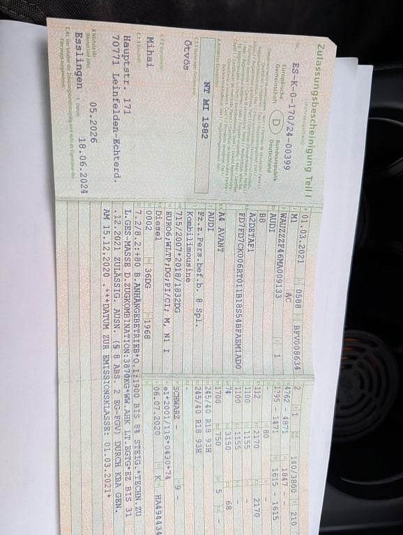 Schwarz Gebraucht 2021 Audi A4 S-Line Limousine | 25.900 € (Superpreis) - Bild 1/4