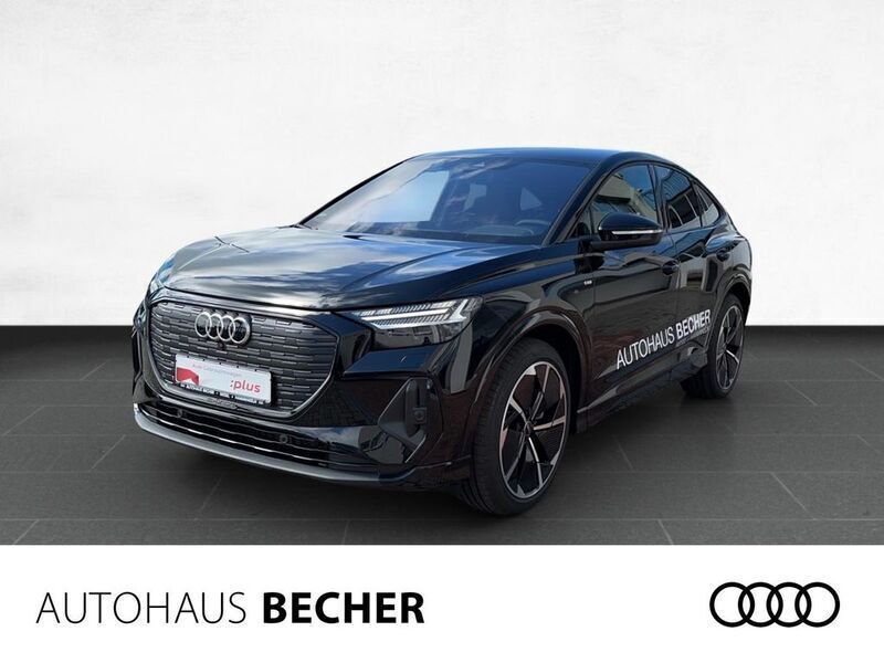 Mythosschwarz metallic Gebraucht 2023 Audi Q4 Sportback e-tron S-Line SUV | 64.930 € - Bild 1/4