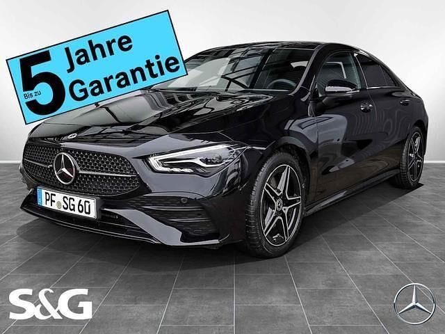 Unilack nachtschwarz Gebraucht 2025 Mercedes CLA200 AMG Coupé | 44.999 € - Bild 1/4