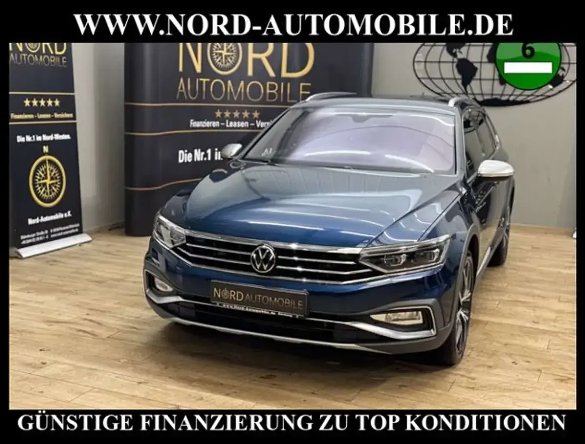 Gebraucht VW Passat Alltrack 200 PS (147 kW) 2022 Aquamarinblau metallic (metallic) Kombi