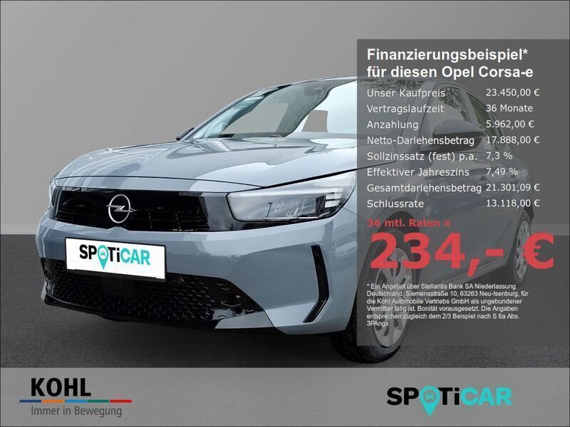 Grau Gebraucht 2024 Opel Corsa-e Kleinwagen | 23.450 € (Teuer) - Bild 1/4