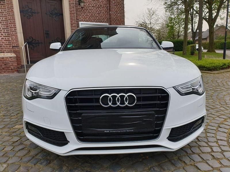 Weiß Gebraucht 2013 Audi A5 Cabriolet S-Line Cabrio | 15.000 € (Guter Preis) - Bild 1/4