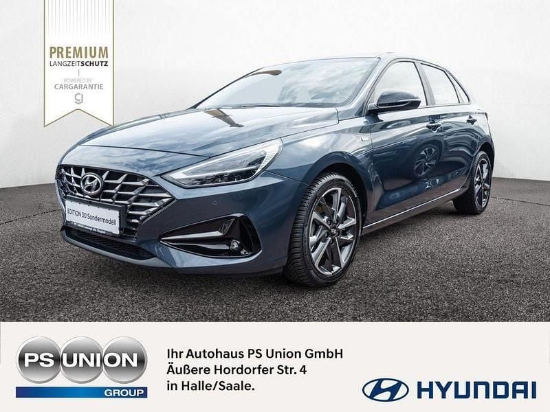 Blau Gebraucht 2021 Hyundai i30 Turbo Limousine | 19.450 € (Fairer Preis) - Bild 1/4