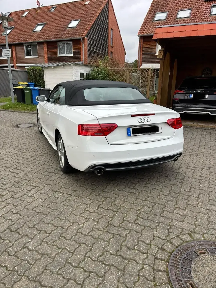 Usata Audi A5 Cabriolet S-Line 245 CV (180 kW) 2014 Bianco Cabrio