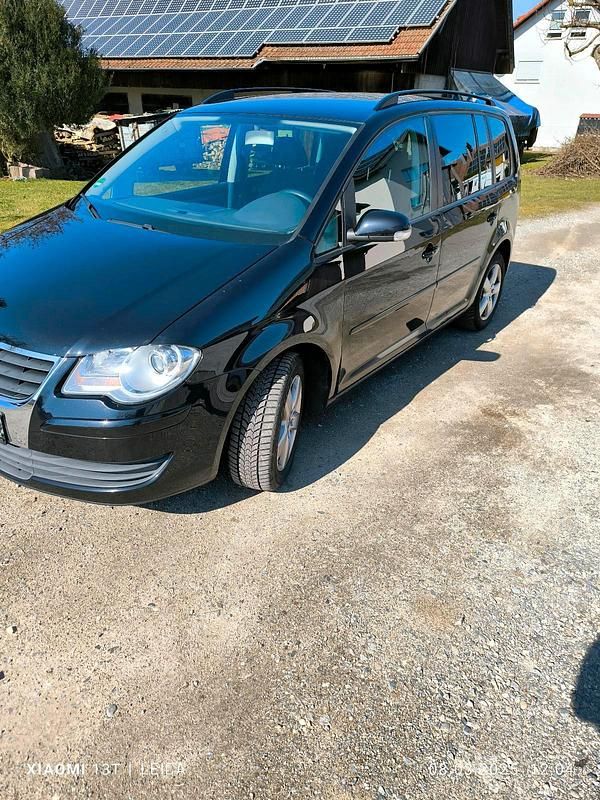 Gebraucht VW Touran 105 PS (77 kW) 2007 Schwarz Van / Kleinbus