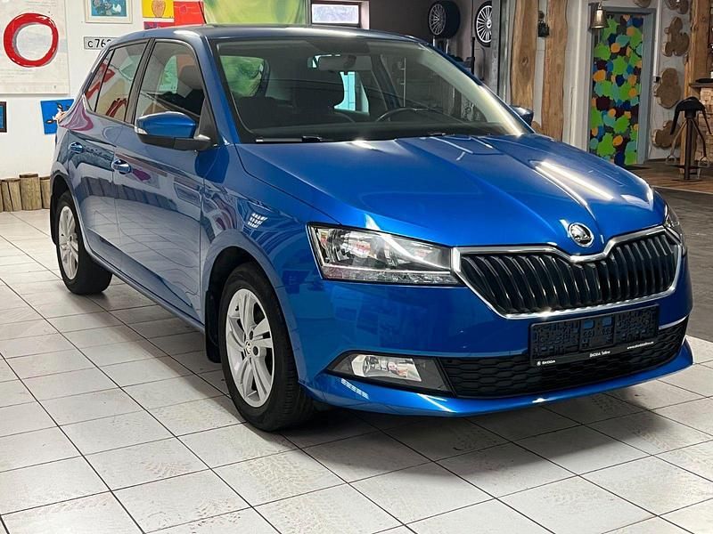Gebraucht Skoda Fabia Ambition 75 PS (55 kW) 2019 Blau Kleinwagen