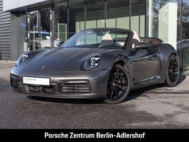 Grau Gebraucht 2022 Porsche 911 Carrera 4 Cabriolet Cabrio | 133.900 € (Etwas zu teuer) - Bild 1/4
