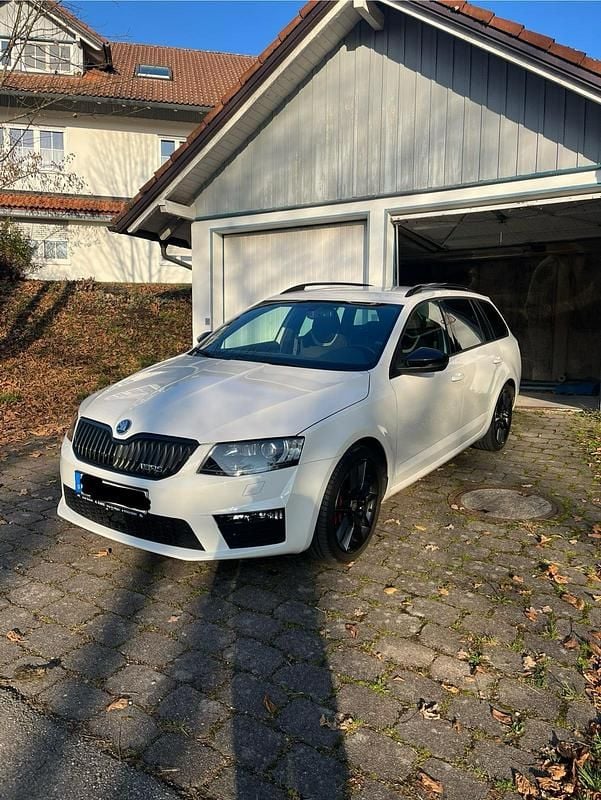 Gebraucht Skoda Octavia RS 220 PS (161 kW) 2014 Weiß Kombi