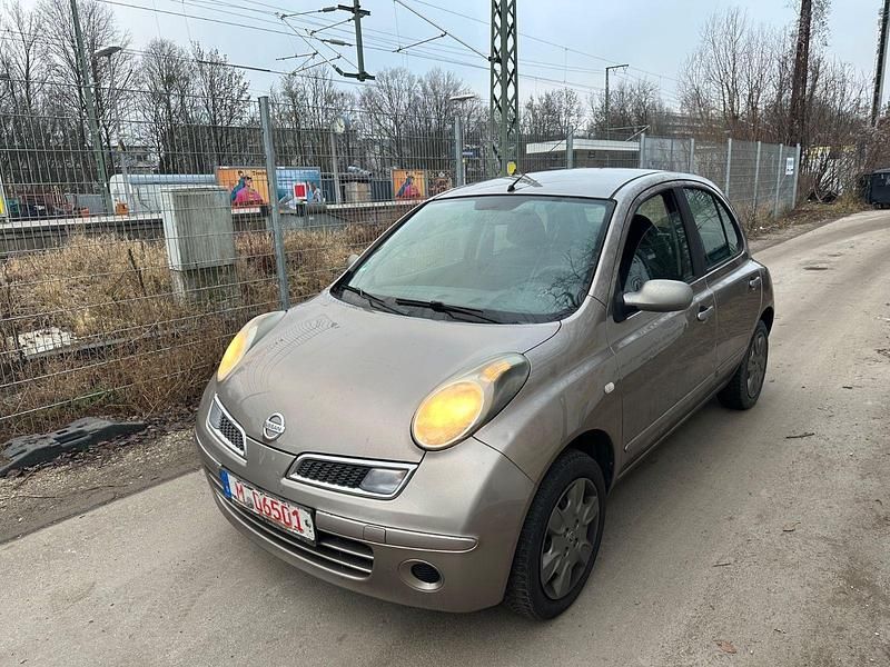Beige Gebraucht 2009 Nissan Micra Limousine | 490 € (Superpreis) - Bild 1/4