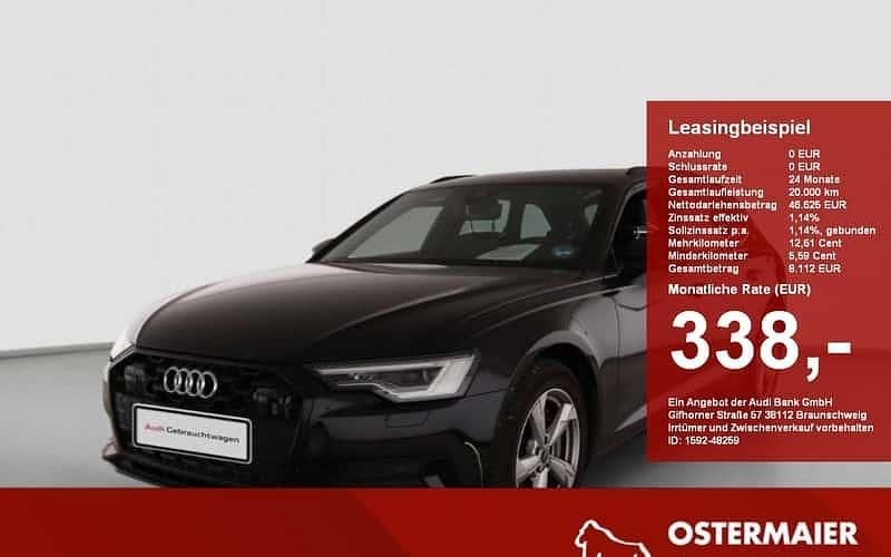 Schwarz Gebraucht 2025 Audi A6 Advanced Kombi | 46.625 € (Guter Preis) - Bild 1/4