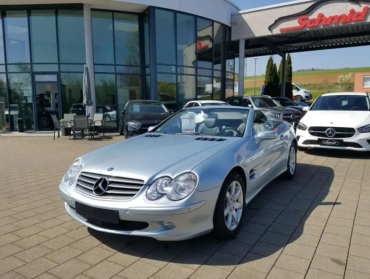Gebraucht Mercedes SL350 245 PS (180 kW) 2005 Metalliclack silber Cabrio