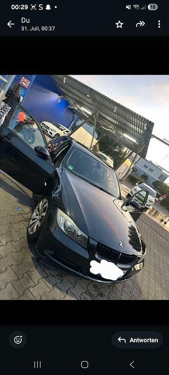 Schwarz Gebraucht 2007 BMW 318 Limousine | 3.999 € (Fairer Preis) - Bild 1/4