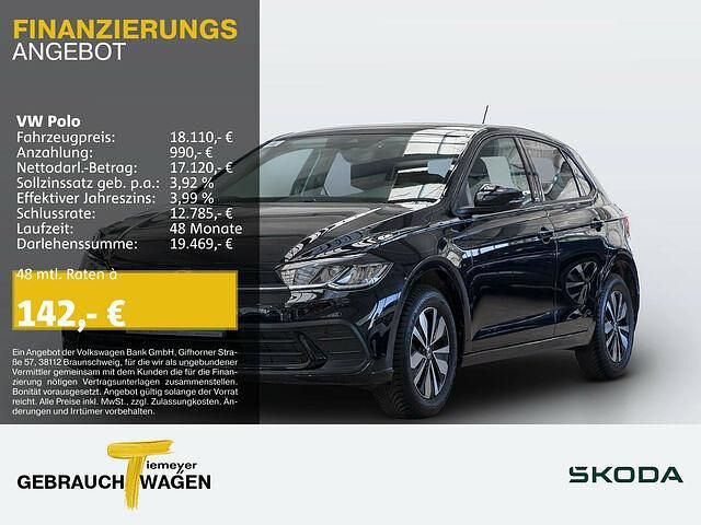 Gebraucht VW Polo Move 80 PS (58 kW) 2024 Schwarz Kleinwagen