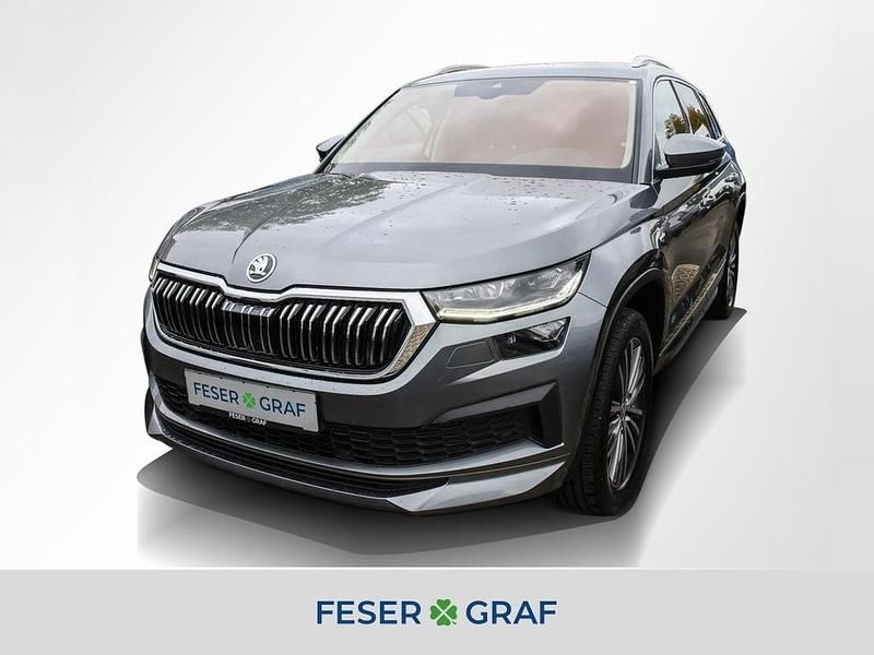 Graphitegrau metallic Gebraucht 2022 Skoda Kodiaq LAURIN & KLEMENT SUV | 29.940 € (Etwas zu teuer) - Bild 1/4