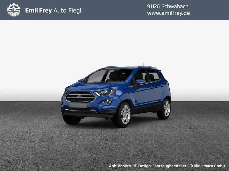 Desert island blue Gebraucht 2022 Ford Ecosport Titanium SUV | 13.990 € (Superpreis) - Bild 1/4