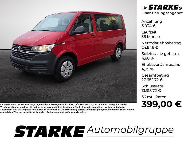 Rot (kirschrot) Gebraucht 2021 VW T6.1 Van | 27.450 € (Superpreis) - Bild 1/4