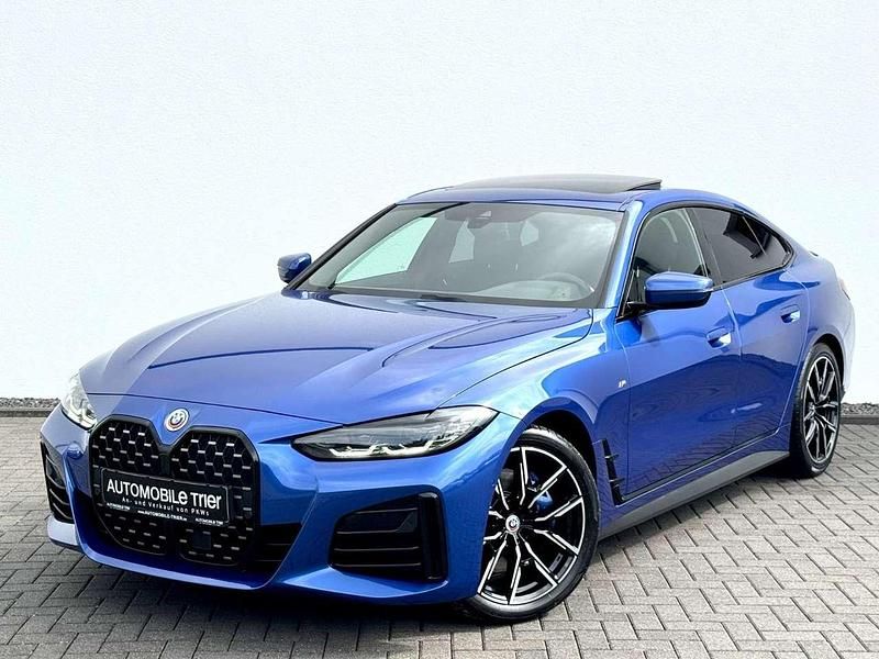 Portimao blau (metallic) Gebraucht 2023 BMW 420 Sport Line Limousine | 37.990 € (Fairer Preis) - Bild 1/4