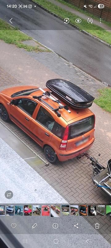 Gebraucht Fiat Panda 59 PS (43 kW) 2009 Orange Kleinwagen