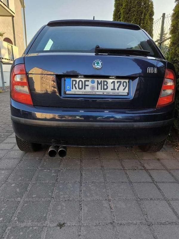 Gebraucht Skoda Fabia 75 PS (55 kW) 2003 Blau Kleinwagen