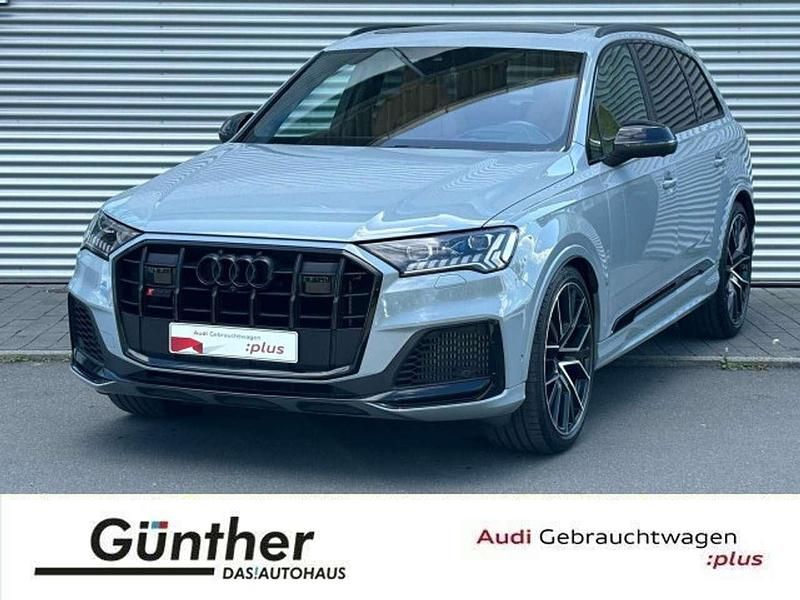 Pfeilgrau perleffekt Gebraucht 2022 Audi SQ7 Ambiente SUV | 77.421 € (Fairer Preis) - Bild 1/4