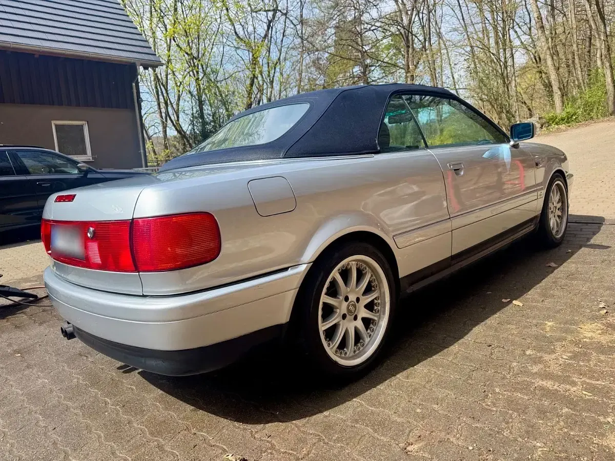 Gebraucht Audi Cabriolet Design 174 PS (127 kW) 1997 Silber Cabrio