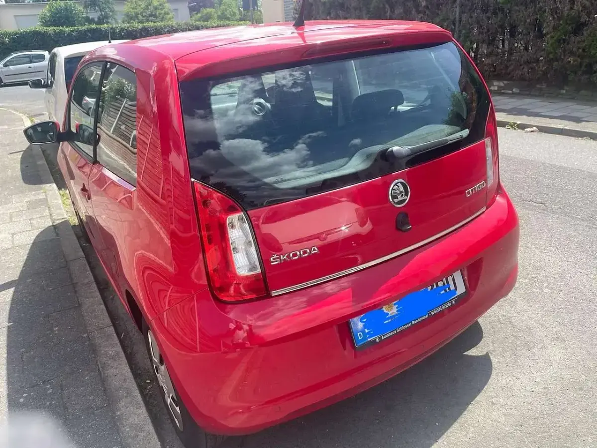 Gebraucht Skoda Citigo 60 PS (44 kW) 2012 Rot Kleinwagen