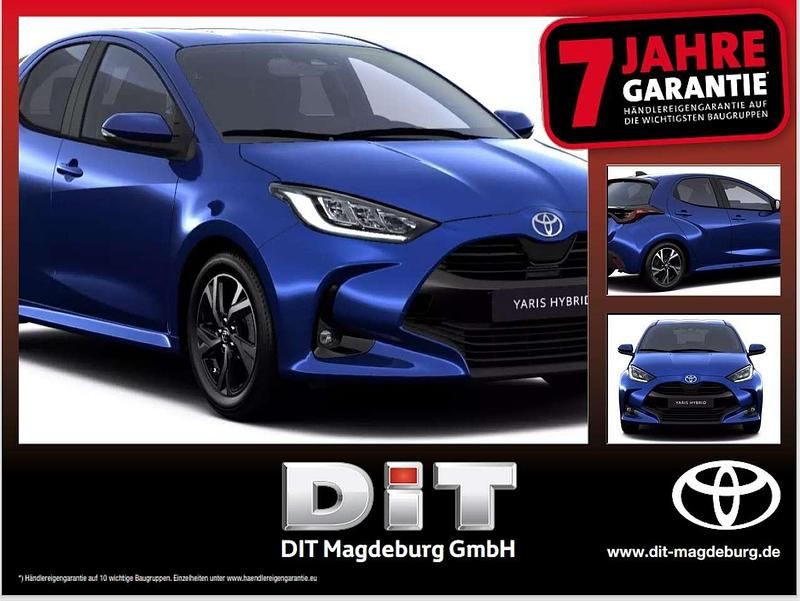 Neu Toyota Yaris Hybrid 116 PS (85 kW) 2025 Juniper blue metallic Kleinwagen