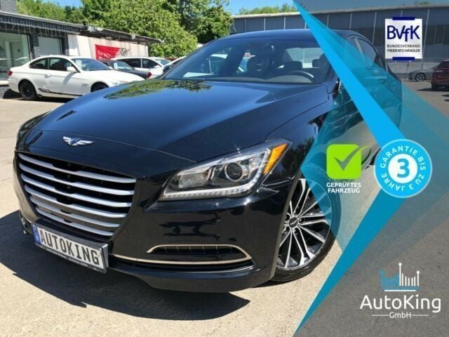Schwarz metallic Gebraucht 2016 Hyundai Genesis Limousine | 18.000 € (Fairer Preis) - Bild 1/4