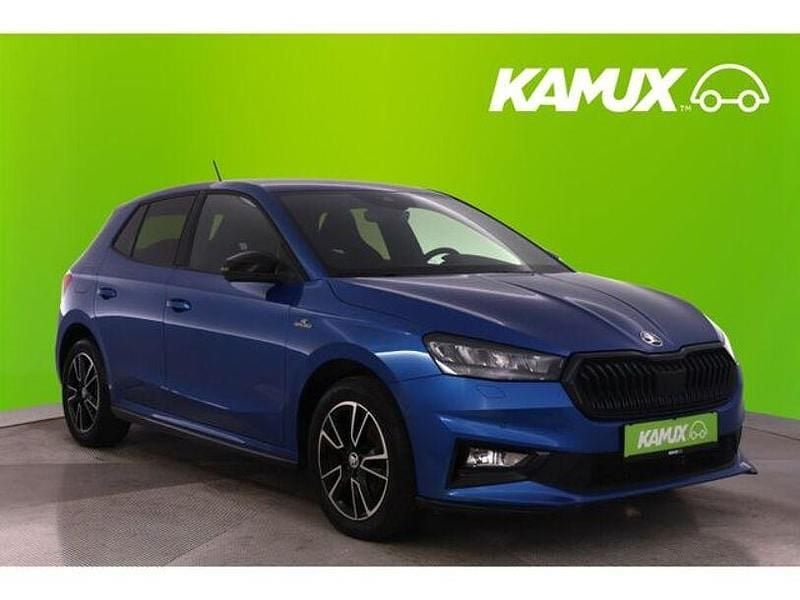 Blau Gebraucht 2024 Skoda Fabia Monte Carlo Limousine | 20.450 € (Guter Preis) - Bild 1/3
