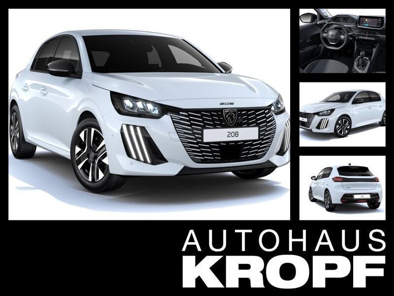 Schneeweiß Neu 2025 Peugeot 208 Allure Kleinwagen | 22.490 € (Etwas zu teuer) - Bild 1/4