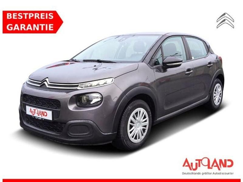 Gebraucht Citroën C3 Feel 82 PS (60 kW) 2019 Platinum grau metallic (metallic) Kleinwagen