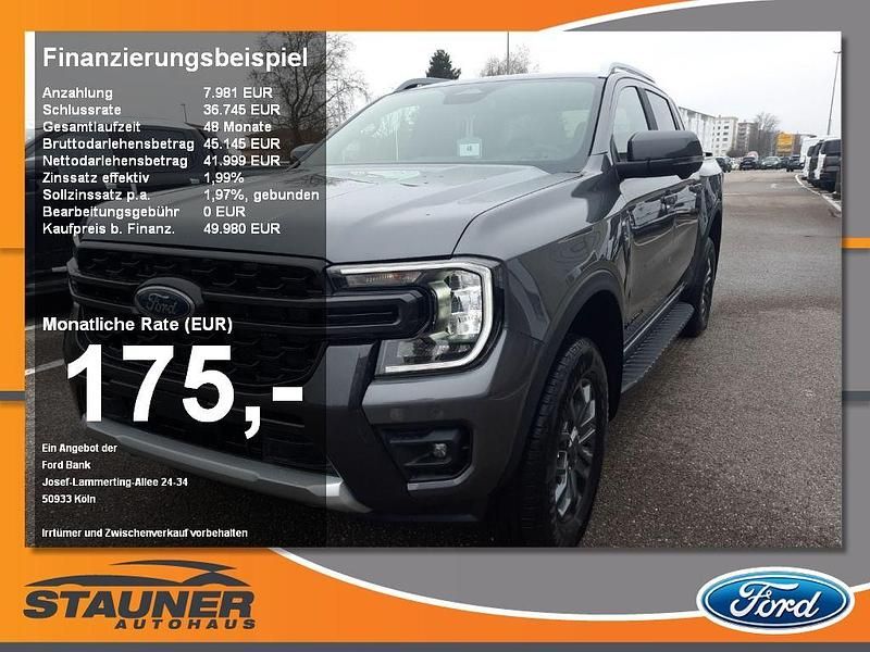 Neu Ford Ranger Wildtrack 205 PS (150 kW) 2025 Carbonizedgrey Abholung