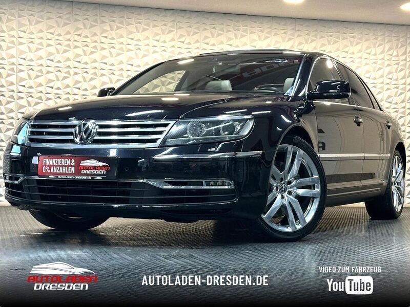 Schwarz Gebraucht 2012 VW Phaeton Exclusive Limousine | 32.999 € - Bild 1/4