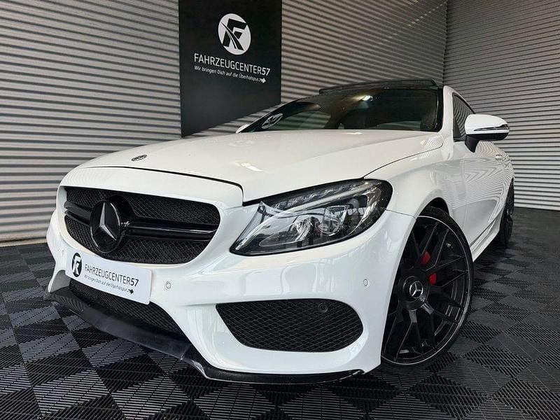Polar white (149u) Gebraucht 2018 Mercedes C300 Coupé | 31.999 € (Fairer Preis) - Bild 1/4