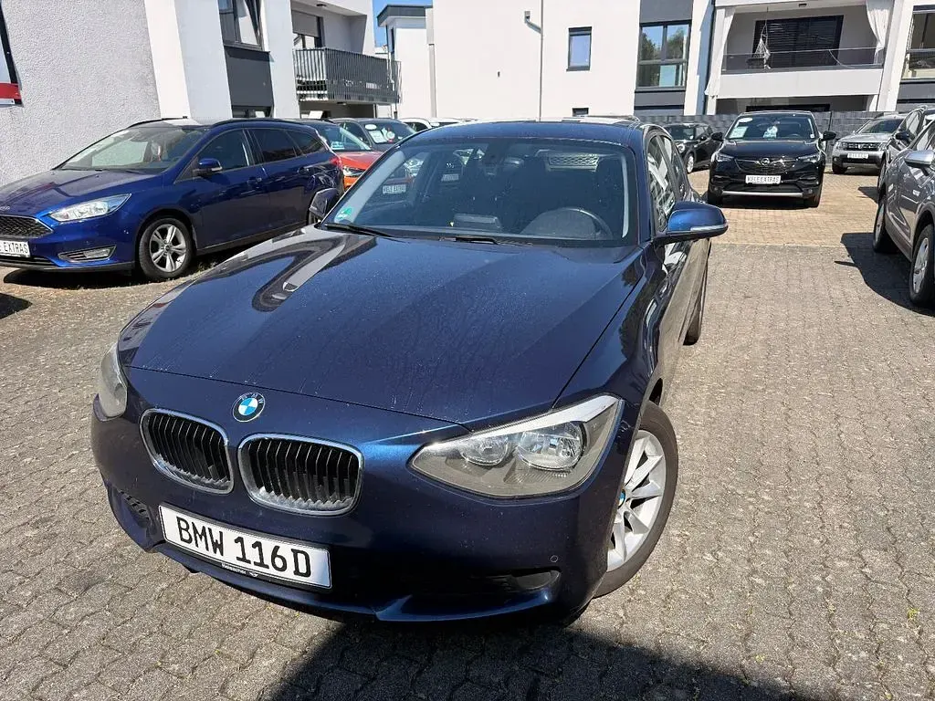 Gebraucht BMW 116 Efficient Dynamics 116 PS (85 kW) 2014 Blau Kleinwagen