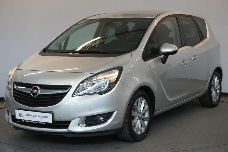 Silber Gebraucht 2016 Opel Meriva drive Van / Kleinbus | 8.890 € (Guter Preis) - Bild 1/4