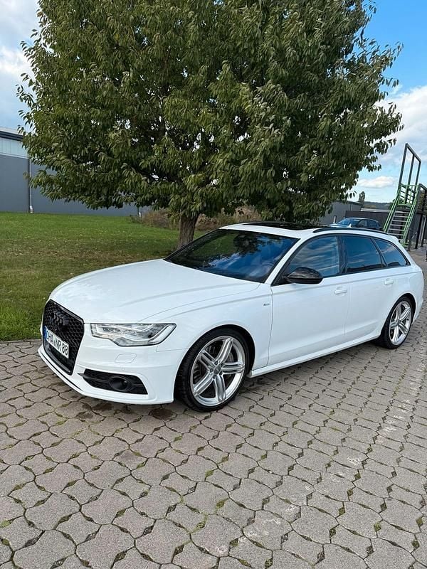 Weiß Gebraucht 2014 Audi A6 Business Kombi | 23.200 € - Bild 1/4