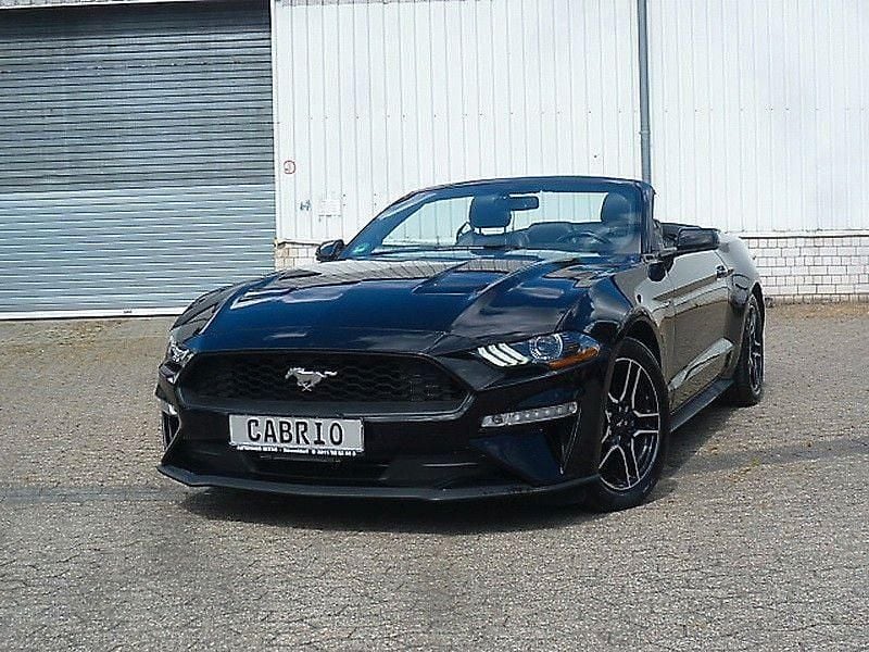 Schwarz Gebraucht 2019 Ford Mustang Convertible Cabrio | 27.999 € (Guter Preis) - Bild 1/4