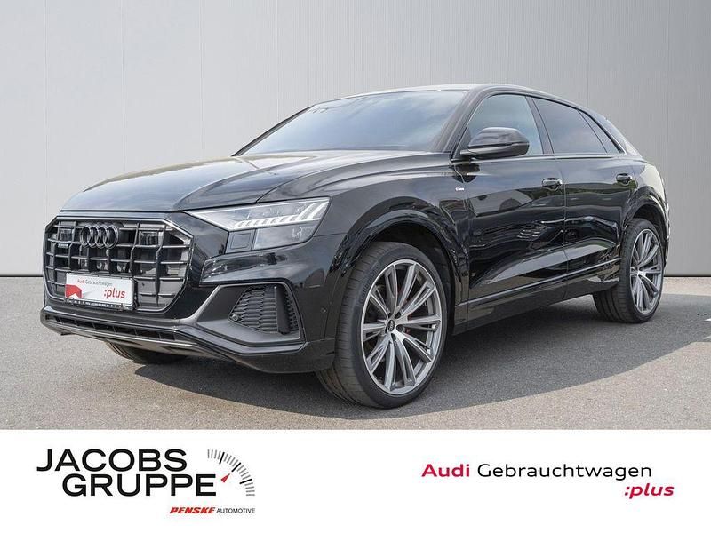 Mythosschwarz metallic Gebraucht 2023 Audi Q8 Ambiente SUV | 76.930 € (Fairer Preis) - Bild 1/4