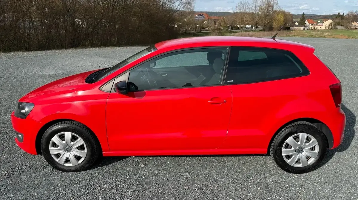 Gebraucht VW Polo Edition 60 PS (44 kW) 2012 Rot Kleinwagen