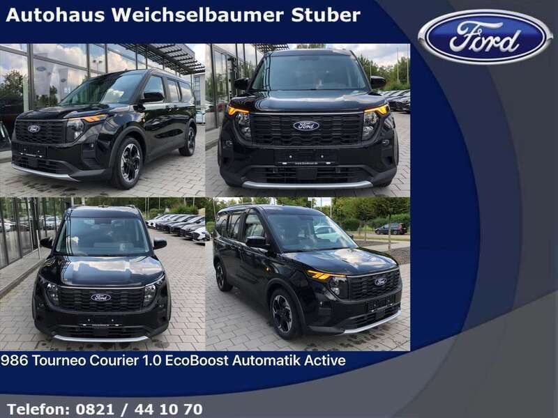 Ein traum in agate black Neu 2024 Ford Tourneo Courier Active Van / Kleinbus | 28.500 € (Fairer Preis) - Bild 1/4