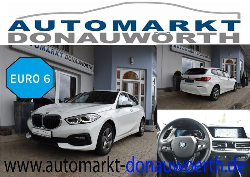 Weiß Gebraucht 2021 BMW 118 Advantage Kleinwagen | 21.995 € (Fairer Preis) - Bild 1/4