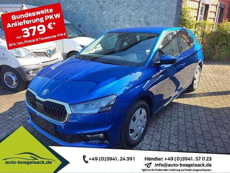 Blau Gebraucht 2024 Skoda Fabia Selection Limousine | 15.945 € (Guter Preis) - Bild 1/4