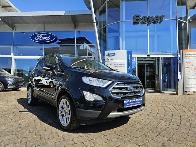 Agate black metallic Gebraucht 2022 Ford Ecosport Titanium SUV | 16.390 € (Fairer Preis) - Bild 1/2