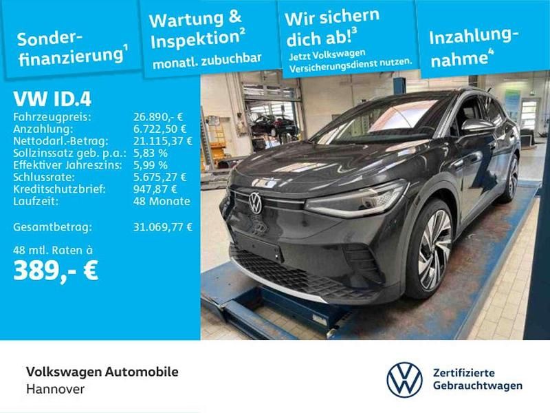 Mangangrau metallic Gebraucht 2021 VW ID.4 Pro Performance SUV | 26.890 € (Fairer Preis) - Bild 1/3