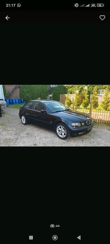 Schwarz Gebraucht 2001 BMW 316 Compact Kleinwagen | 1.600 € (Fairer Preis) - Bild 1/4