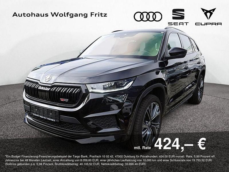 Schwarz Gebraucht 2023 Skoda Kodiaq RS SUV | 41.750 € (Fairer Preis) - Bild 1/4